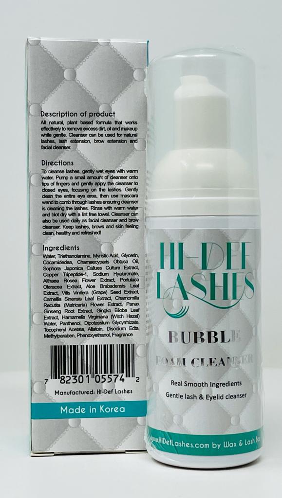 Hi-Def Lashes - Bubble Foam Cleanser - 50ml Bottle