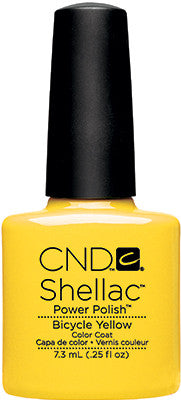 CND Shellac Bicycle Yellow