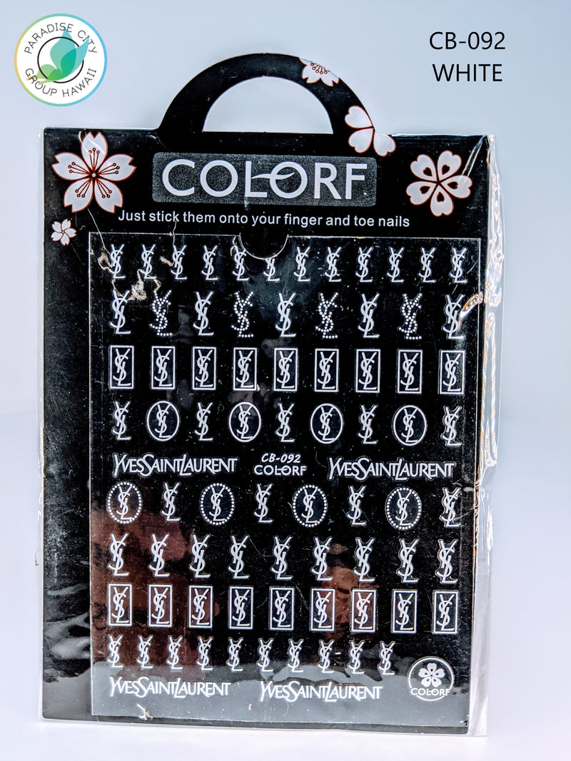 COLORF Designer Sticker Nail Art