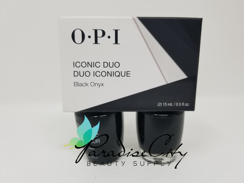 OPI Iconic Duo Iconique - Black Onyx