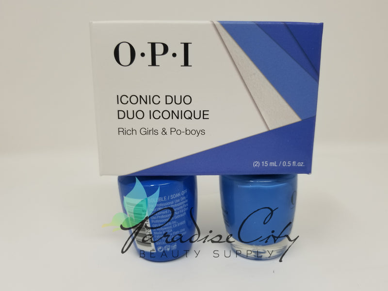 OPI Iconic Duo Iconique - Rich Girls & Po-boys