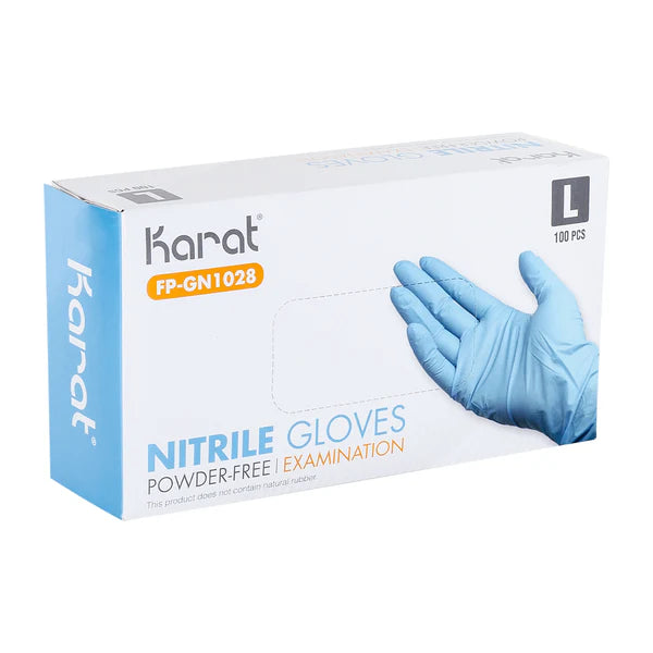 Karat Nitrile Powder-Free Gloves