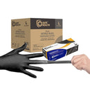 Safe Health Black Nitrile Gloves Case - Large