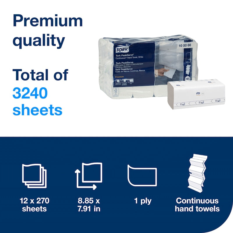 Tork PeakServe Continuous Hand Towel Premium