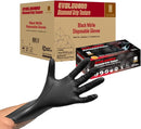 Safe Health - Large EvolGuard Diamond Textured Black Nitrile Gloves Case