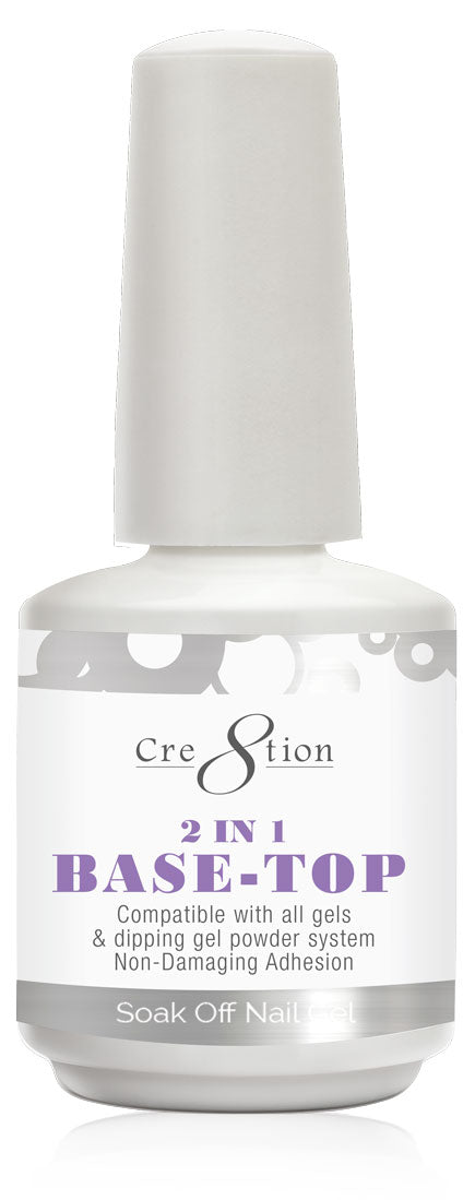Cre8tion 2 in 1 Gel Base - Top Coat