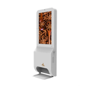Hand Sanitizer Dispenser with LCD Digital Signage & Body Temperature Reading