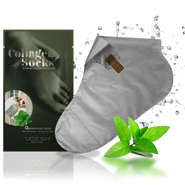VOESH NEW YORK Collagen Socks - Phyoto-Collagen Socks Enriched w/ Herb Extract