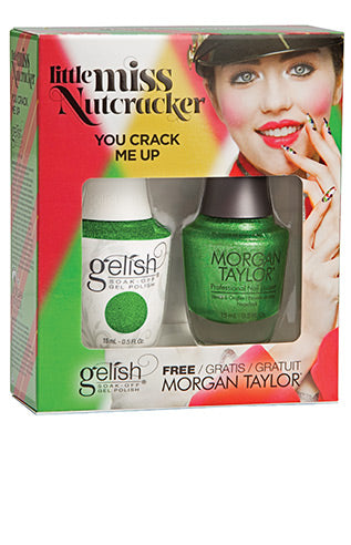 Gelish Little Miss Nutcracker Matching Gel Polish & Nail Lacquer - You Crack Me Up