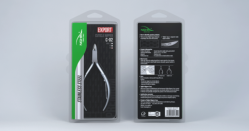 Nghia Stainless Steel Cuticle Nipper C-02 (Previously D-02)