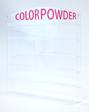 Cre8tion Acrylic Wall-Mounted Rack for Color Powders (IN STORE PURCHASE ONLY)