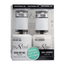 Cre8tion Matching Color Gel & Nail Lacquer 108 Snow White