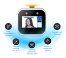Facial Recognition Thermometer With Time Clock System