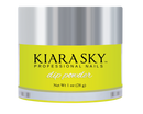 Kiara Sky Glow Dip Powder - DG112 ELECTRIC YELLOW