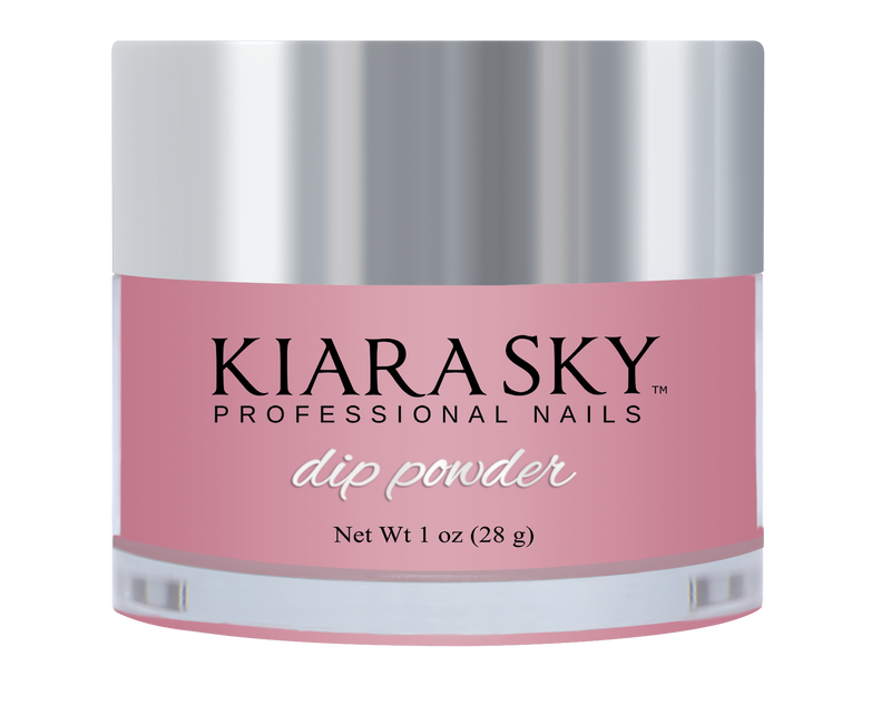 Kiara Sky Glow Dip Powder - DG124 RETRO PINK