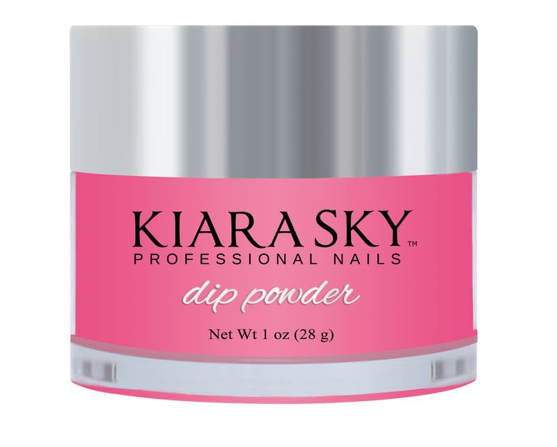 Kiara Sky Glow Dip Powder - DG128 FLAMIN-GLO