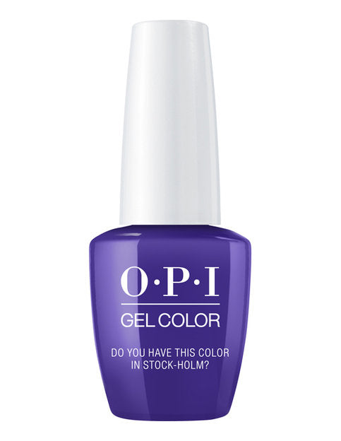 OPI GelColor (2017 Bottle) - Do You Have This Color In Stock-Holm? (NEW BOTTLE)