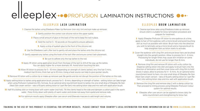 Elleebana - Elleeplex Profusion Lash & Brow Lamination Full Kit