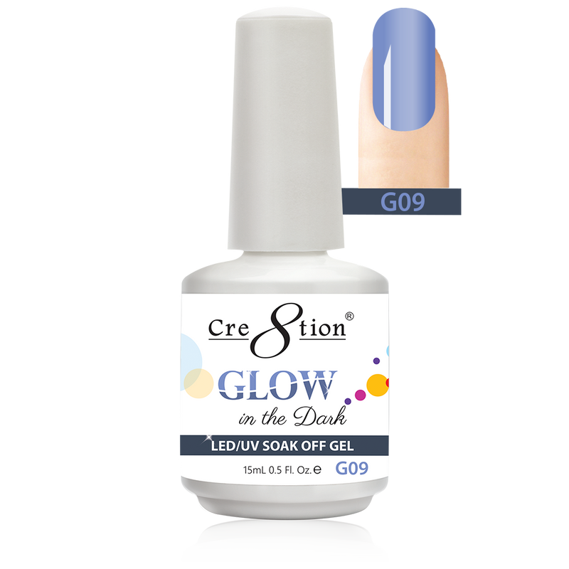 Cre8tion - Glow in the Dark Collection - Soak Off Gel Polish