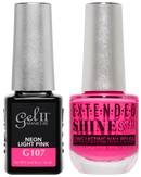 La Palm - ES107 Neon Light Pink Gel II LONG LASTING NAIL POLISH