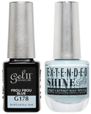 La Palm - ES178 Frou Frou Blue Gel II LONG LASTING NAIL POLISH