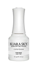 Kiara Sky Gel Polish - G401 PURE WHITE KS GEL POLISH