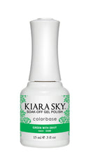 Kiara Sky Gel Polish - G448 GREEN WITH ENVY