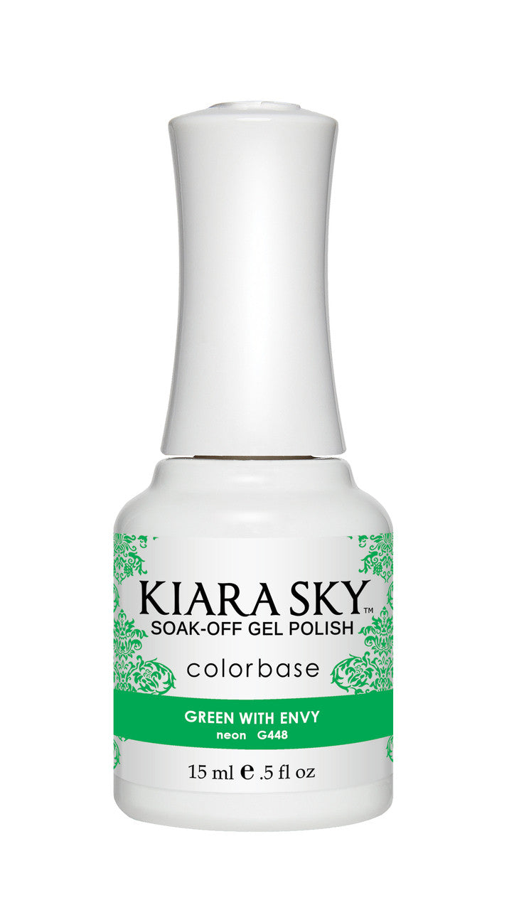 Kiara Sky Gel Polish - G448 GREEN WITH ENVY