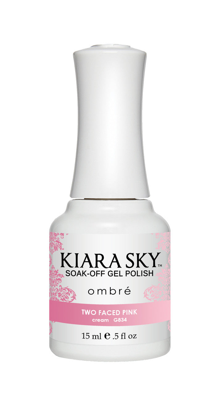 Kiara Sky Gel Polish Ombre - G834 TWO FACED PINK