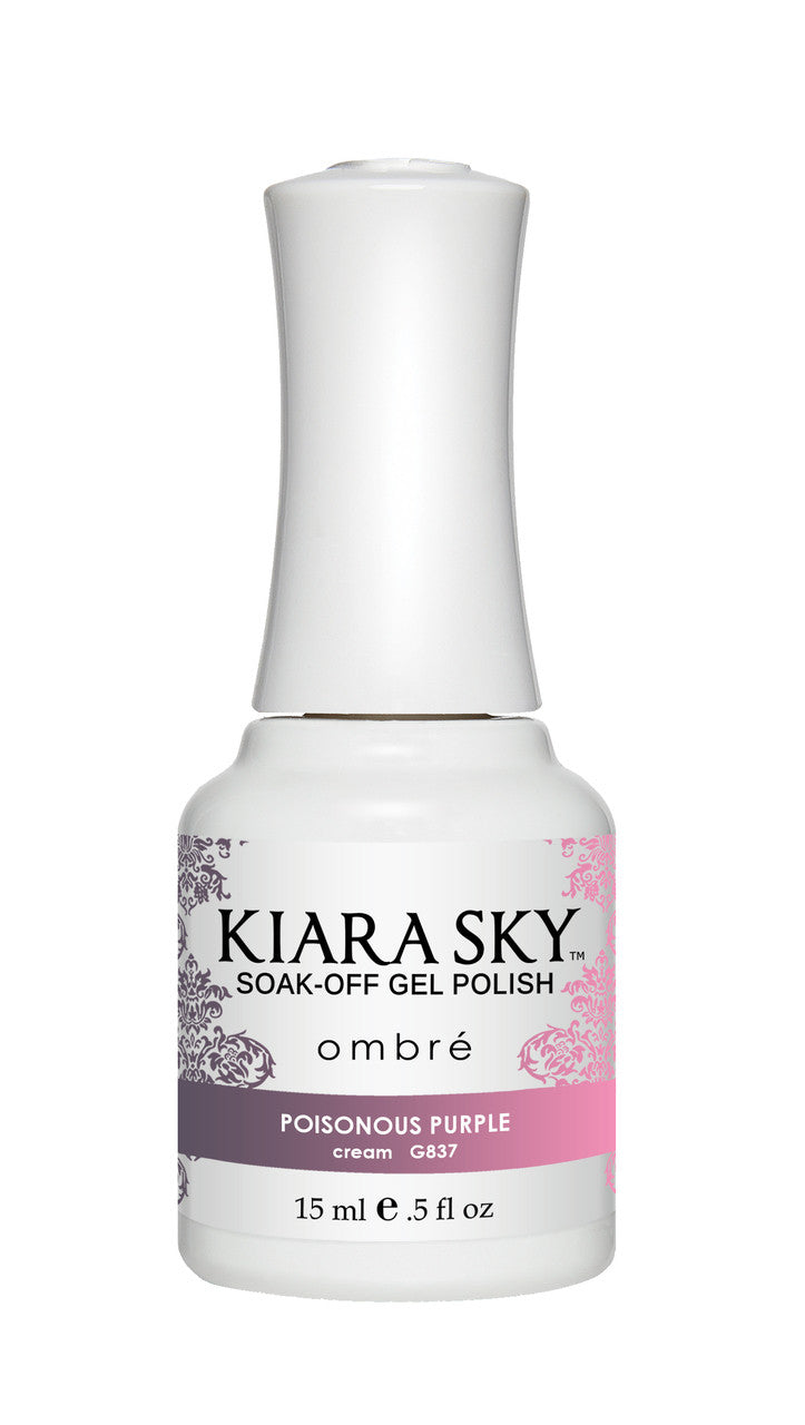 Kiara Sky Gel Polish Ombre - G837 POISONOUS PURPLE