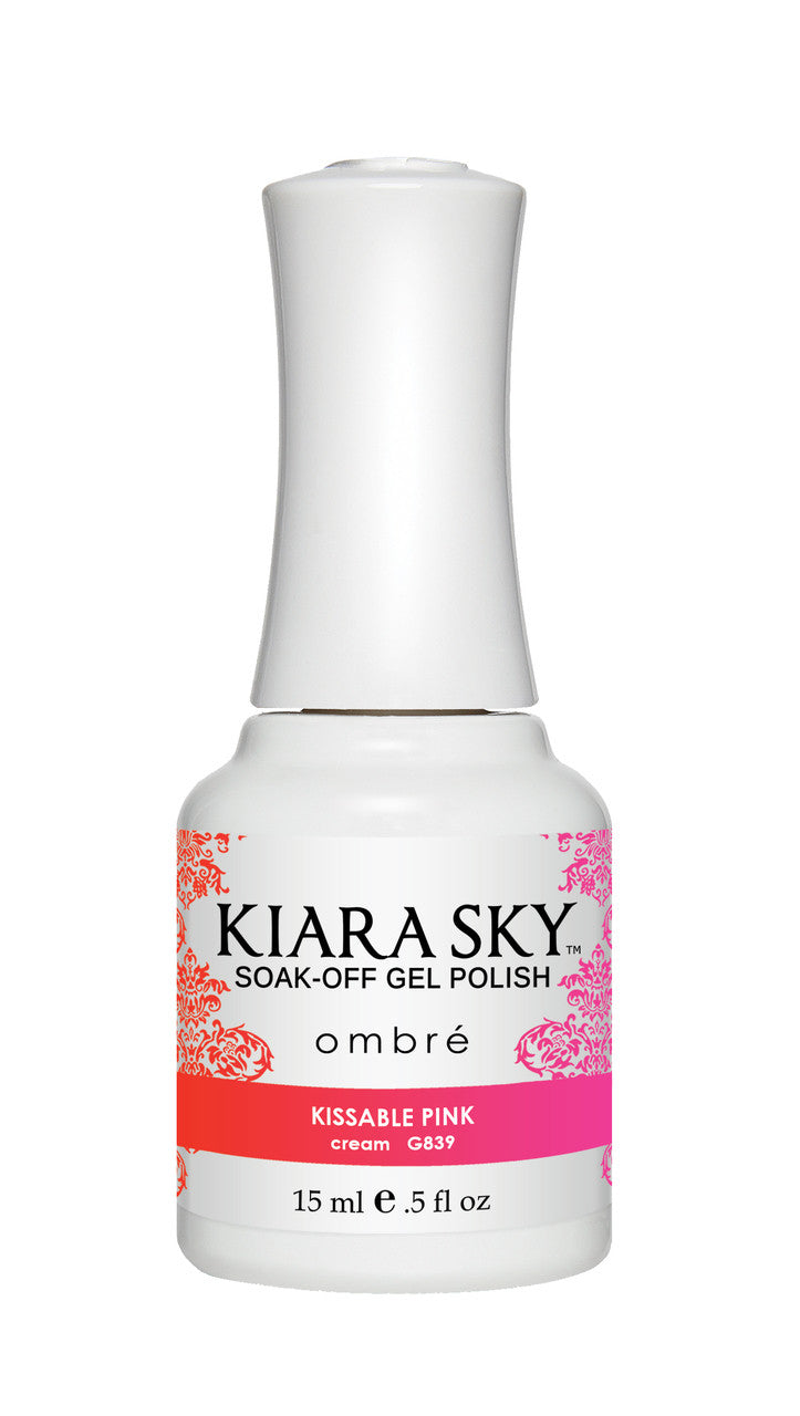 Kiara Sky Gel Polish Ombre - G839 KISSABLE PINK