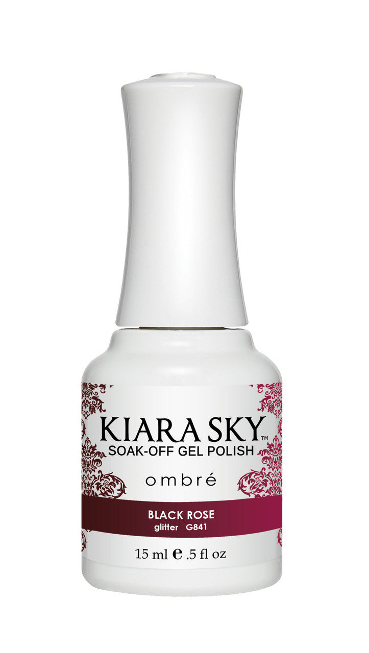 Kiara Sky Gel Polish Ombre - G841 BLACK ROSE