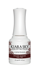 Kiara Sky Gel Polish - G545 RIYALISTIC MAROON KS GEL POLISH