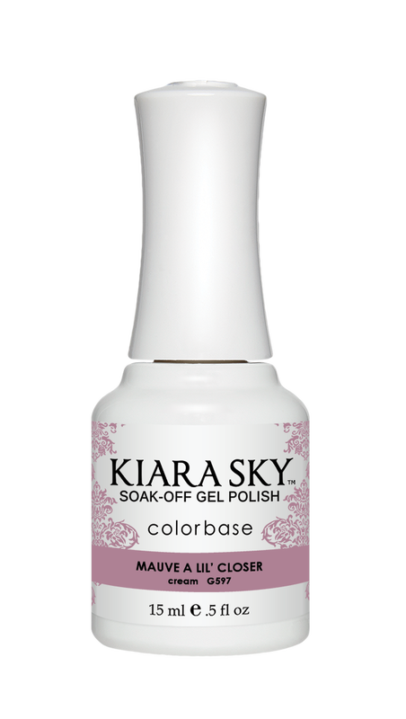 Kiara Sky Gel Polish - G597 Mauve A Lil' Closer