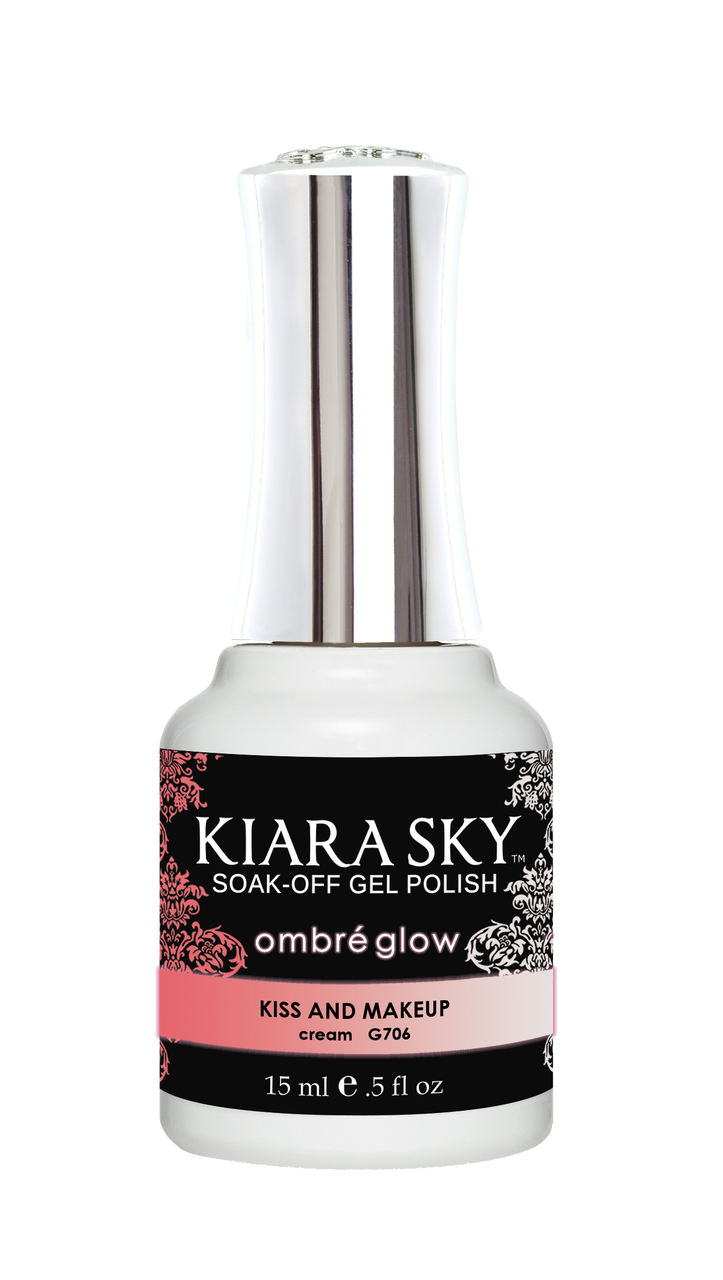 Kiara Sky Gel Polish Ombre Glow - G706 KISS AND MAKEUP