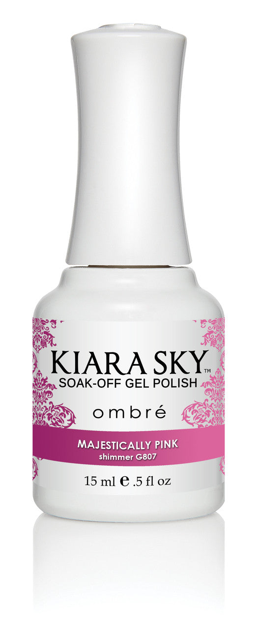 Kiara Sky Gel Polish Ombre - G807 MAJESTICALLY PINK