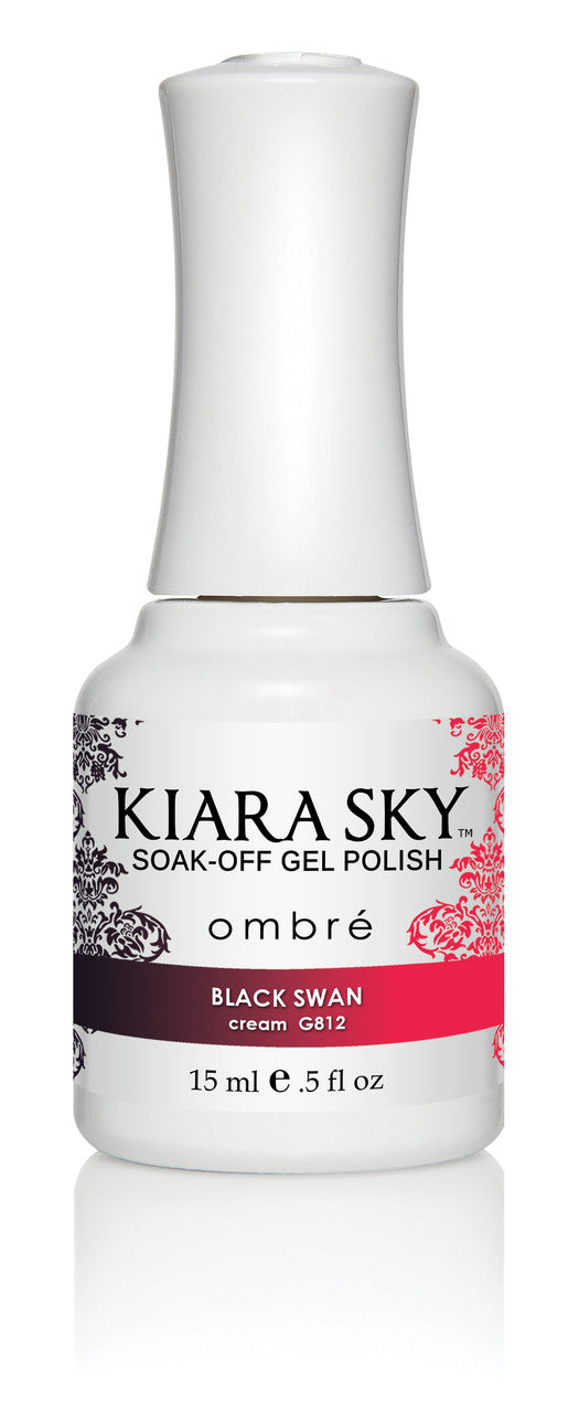 Kiara Sky Gel Polish Ombre - G812 BLACK SWAN