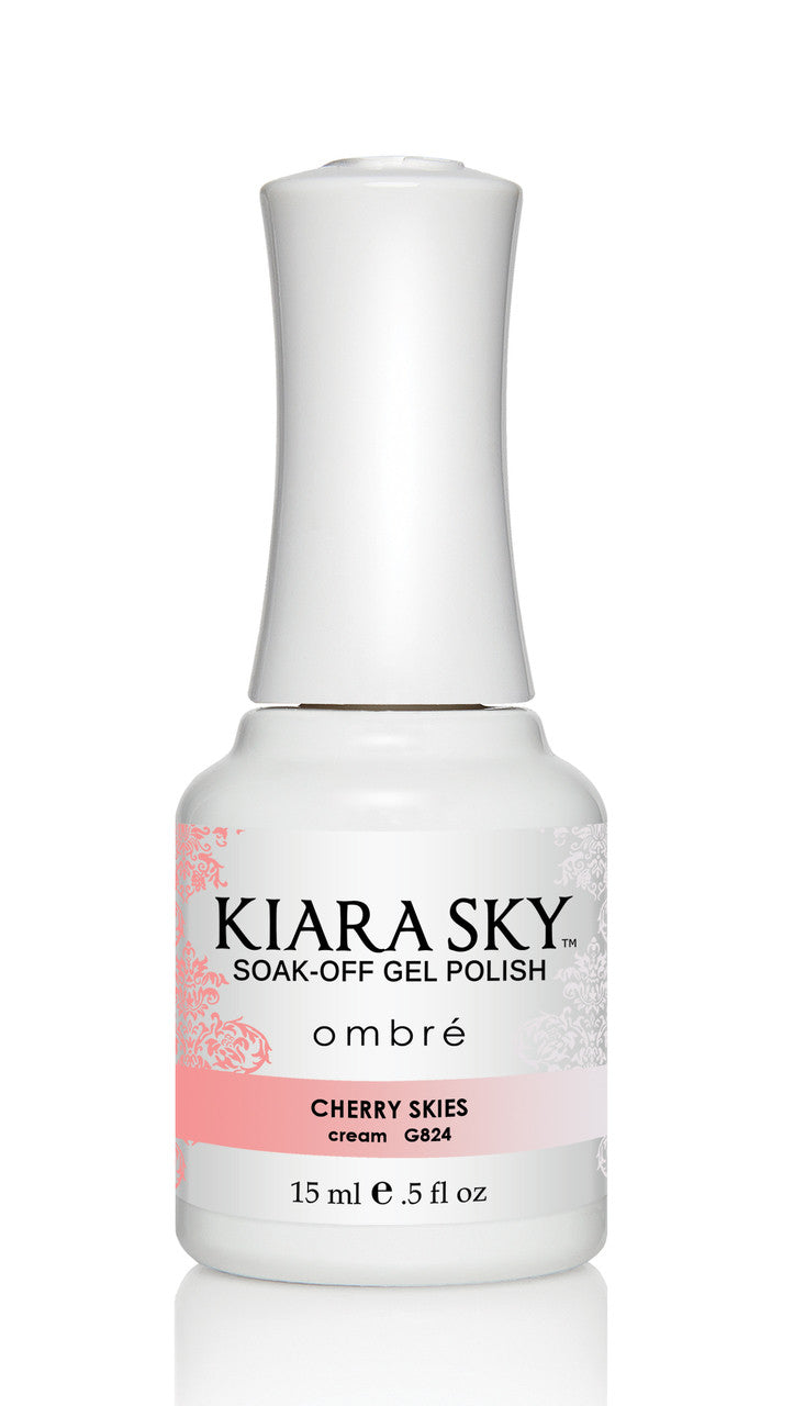 Kiara Sky Gel Polish Ombre - G824 CHERRY SKIES