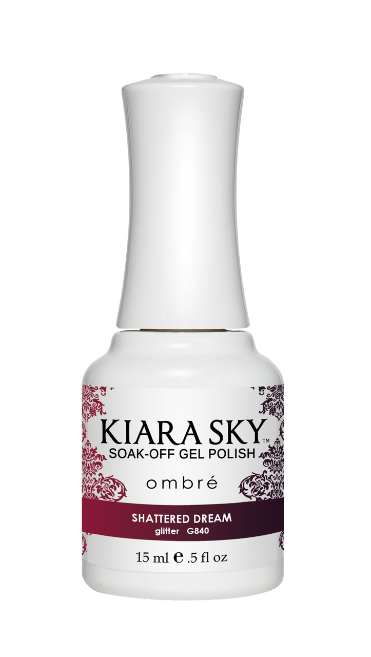 Kiara Sky Gel Polish Ombre - G840 SHATTERED DREAM
