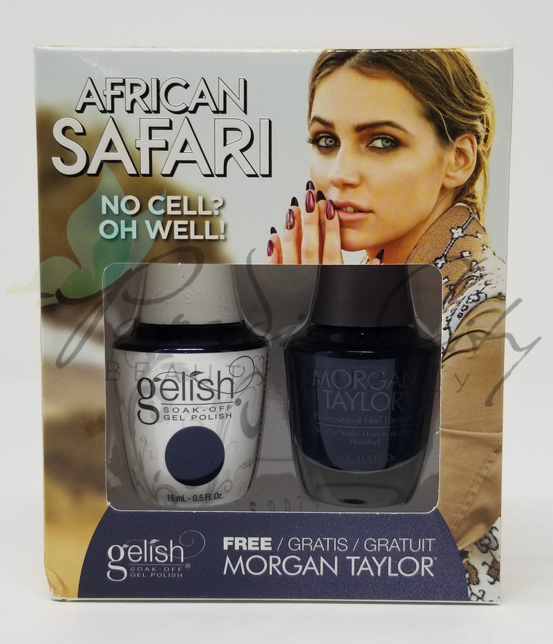 Gelish Soak Off Gel Polish & Morgan Taylor Matching - African Safari Collection