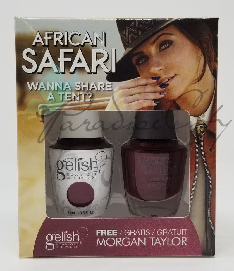 Gelish Soak Off Gel Polish & Morgan Taylor Matching - African Safari Collection