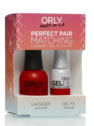 Orly Perfect Pair Matching - Haute Red