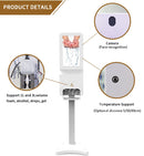 Hand Sanitizer Dispenser with LCD Digital Signage & Body Temperature Reading