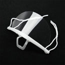 Spit Guard Mouth Mask With Transparent Screen