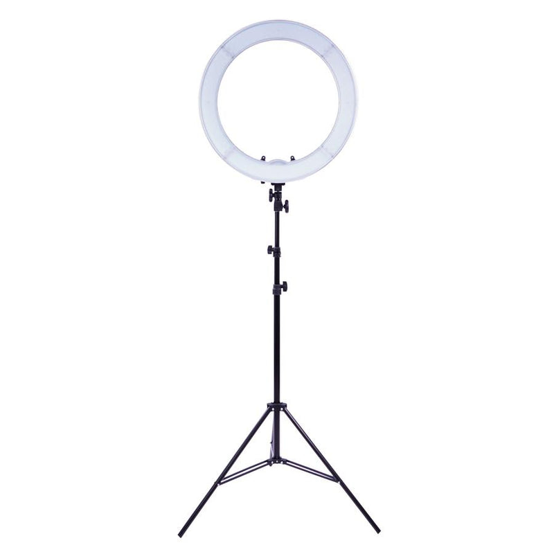 Impressions 18-Inch Dimmable LED Vanity Studio Ring Light w/ Stand, Bag & Accessories