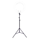 Impressions 18-Inch Dimmable LED Vanity Studio Ring Light w/ Stand, Bag & Accessories