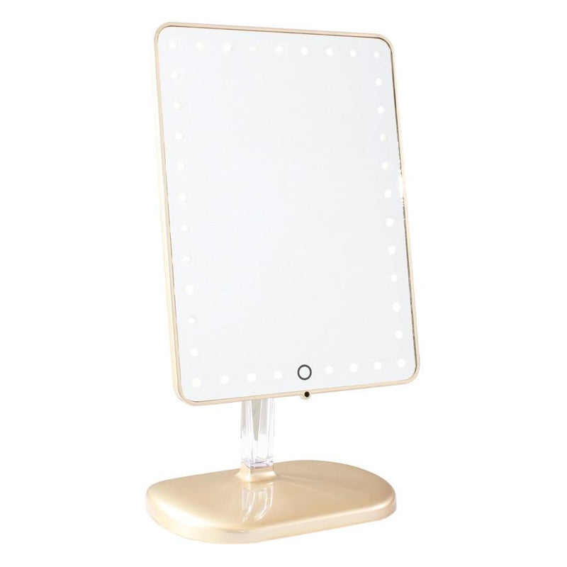 Impressions Touch Pro LED Makeup Mirror w/ Bluetooth Audio + Speakerphone & USB Charger