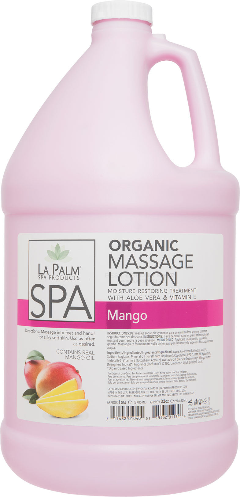 La Palm - Organic Massage Lotion Mango