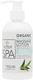 La Palm - Organic Healing Therapy Massage Lotion - Aloe Vera & Vitamin E