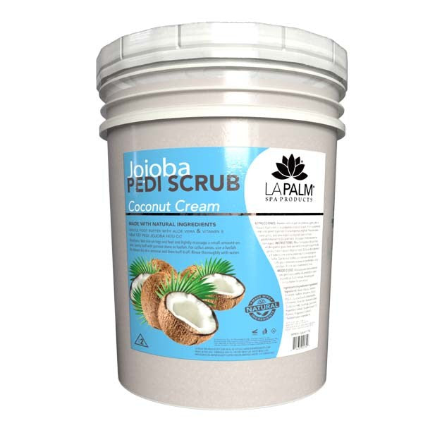 La Palm - Jojoba Pedi Scrub Coconut Cream 5 Gallon